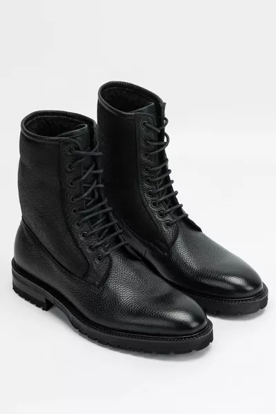 Мъжки пощенски ботуши от естествена кожа   Ботуши Erk /