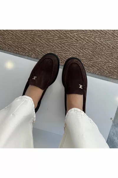 ВЕЛУРЕНИ МОКАСИНИ ОТ ГОРЧИВО КАФЕ