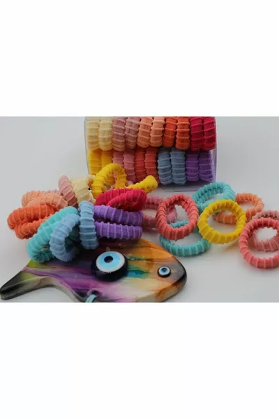 Femme Color I Ultra Flexible Dentelé  Pcs Boîte Serviette Caoutchouc Fermoir Ensemble