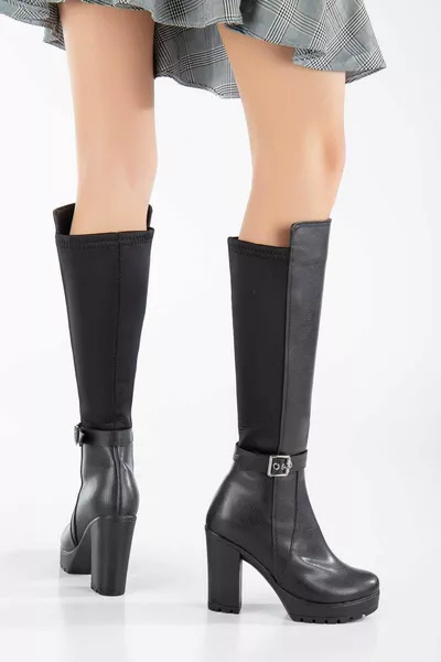 أحذية مطاطية نسائية مطاطية  سم أحذية بطول الكعب