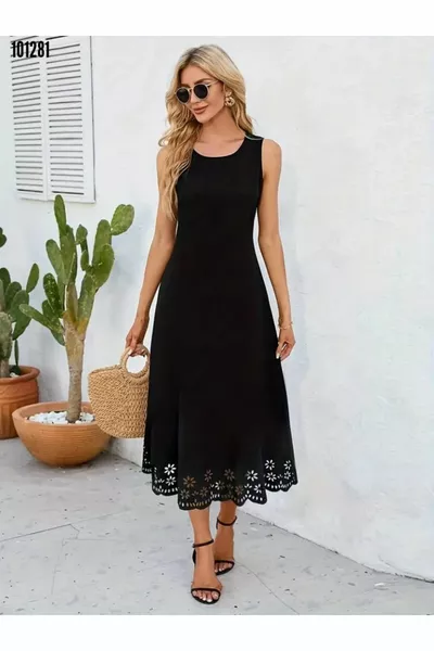 المرأة الأزهار منقوشة ميدي طول الصيف اللباس