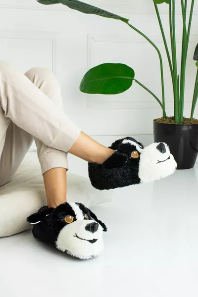 للجنسين الرقم الأسود القطيفة باندوف البيت الأحذية