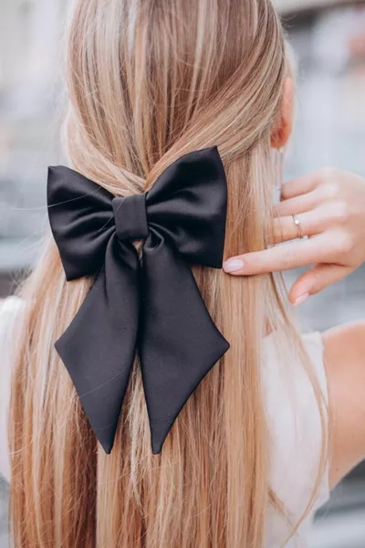 Chiusura automatica con fiocco da donna in raso