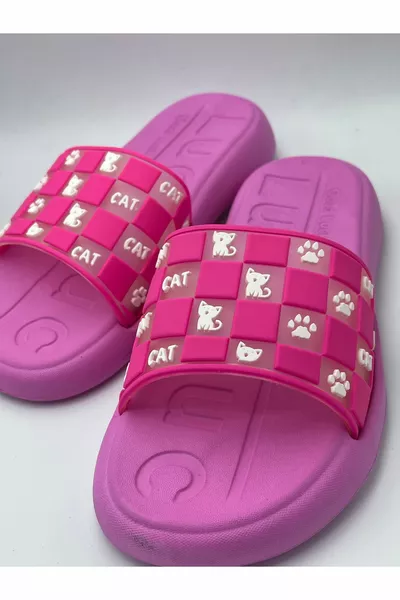 CAT مفصلة عدم الانزلاق البلاستيك بركة البحر الحمام شرفة شرفة منزل والنعال الشارع