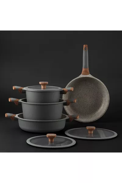 Stone 7-Piece Granite Cookware Set