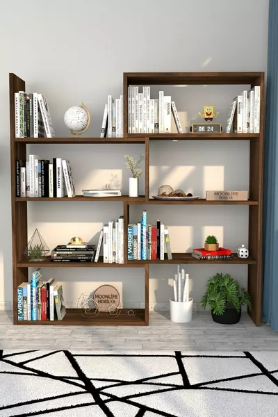 Pisagor Boekenplank Walnoot