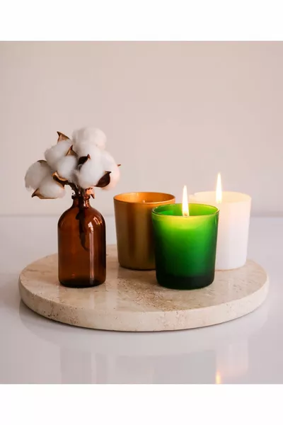 Round Decorative cm Marble Serving Tray