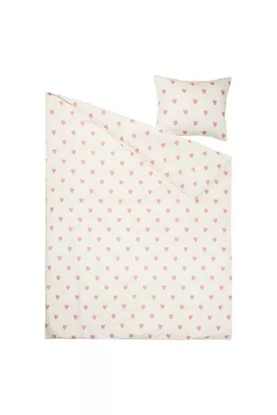 Children's Duvet Set Single Heart / cm MeridyenDukkan Girl
