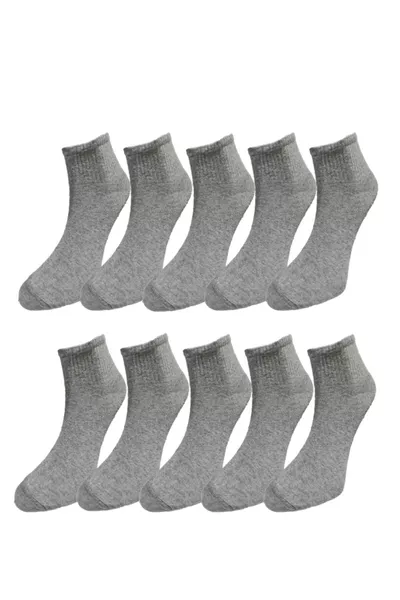Men's Cotton Slipper Socks Gray  Pairs