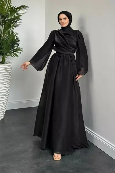 Margaret Drape Janjan Вечерна рокля черна