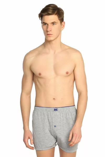 بوكسر رمادي 6 قطع للرجال 