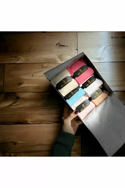 Dames Sokken 6-Pack Kleurrijk Bamboe