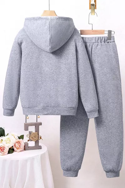 Cute Cat Printed Kids' Comfortable Tracksuit