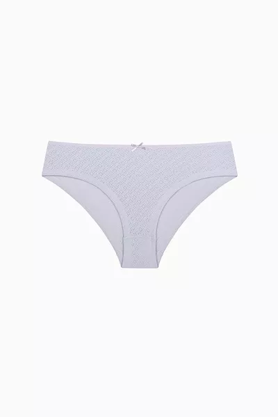 Culotte hipster en pointelle 3 pièces Spring Garden en coton multicolore