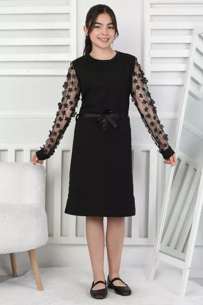 فستان فتاة للأطفال مع التول (يُنصح باختيار مقاس أكبر)