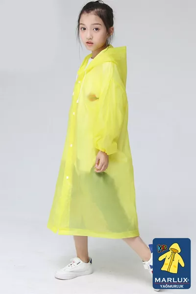 Giacca a vento gialla per bambini 