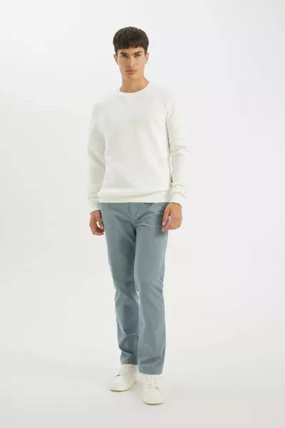 Felpa Basic a Girocollo Regular Fit Spessa au