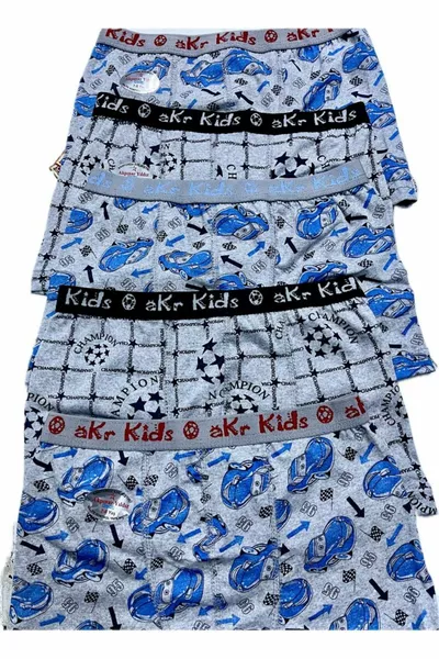 Mostes Нижнее белье с рисунком лайкры детский боксер % хлопок 5 шт.