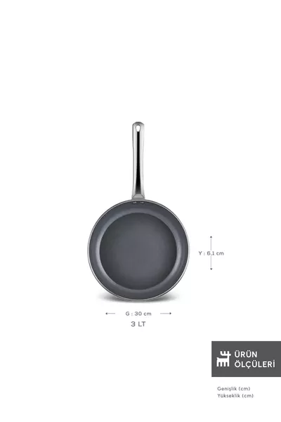 x Refika Swiss Crystal Метална Тава с Дръжки  см Кремава