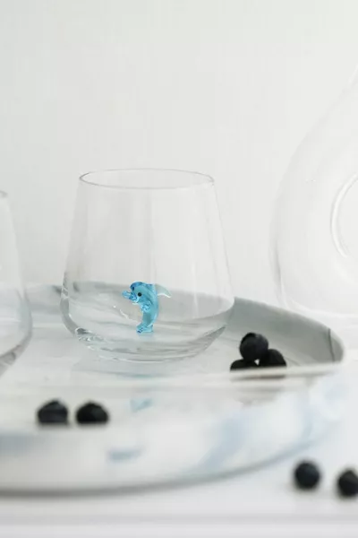 Set de 6 verres à eau avec motifs d’animaux