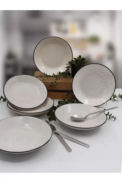 Anka  cm keramische dinerbord set van 6