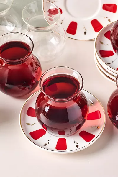 Set da tè in vetro Filiz  pezzi per 6 persone,  ml