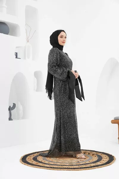 Nurgül Evening Dress - Black
