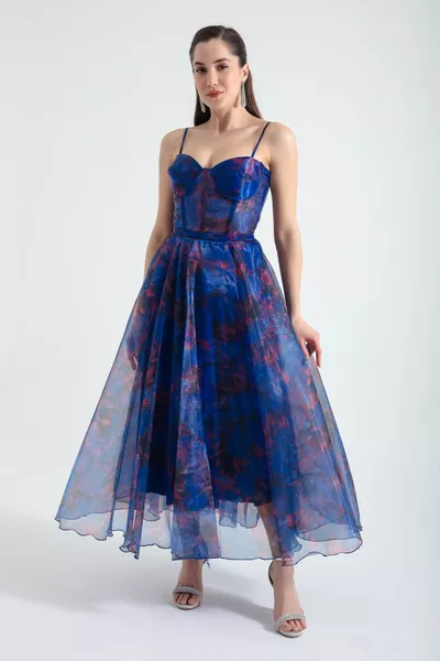 Женское вечернее платье из органзы Saks Design