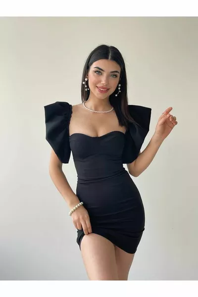 هوب فستان قصير بقصة منخفضة