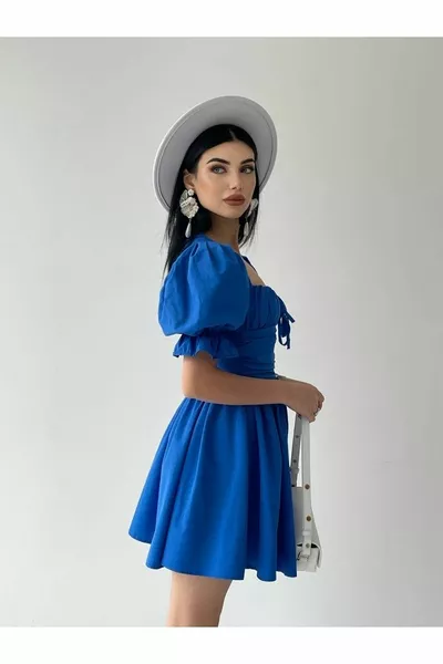 Chole Poplin Mini White Dress