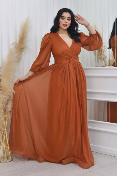 Robes de soirée en tulle scintillant