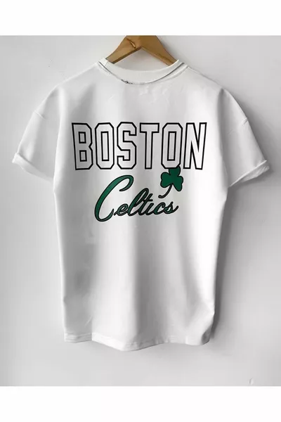 الرجال المطبوعة القطن طاقم الرقبة قصيرة الأكمام المتضخم تي شيرت