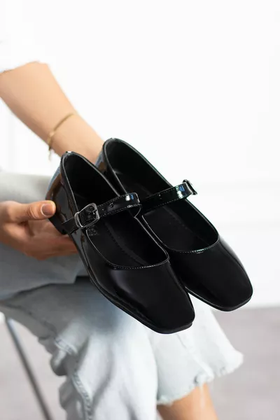 ماري كوري فرقة واحدة مشبك براءات الاختراع الجلود عارضة أنيقة مكتب عارضة المرأة الباليه الشقق