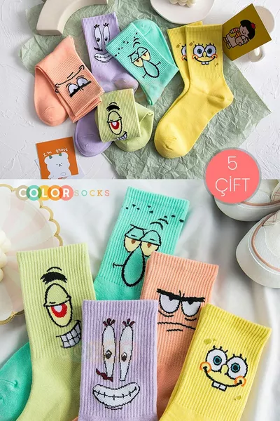 Set of Unisex Character Socks