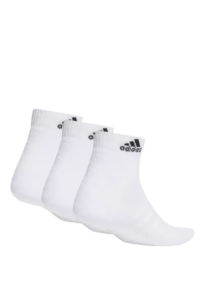  C SPW ANK 3P White Unisex Socks