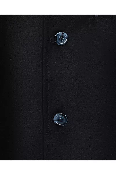 Cappotto Dritto Modello Regular con Collo a Re