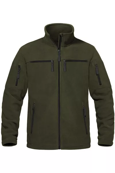 شركة Ghassy سترة متعددة الوظائف دافئة رياضية تكتيكية بستة جيوب من الصوف الحراري