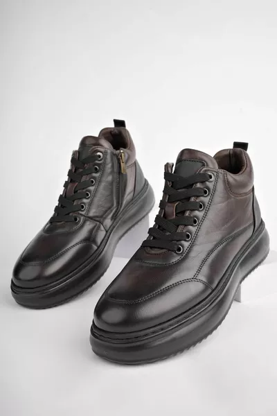 أرنولد مضمونة جلد طبيعي الدانتيل متابعة الشتاء الرجال أحذية عارضة