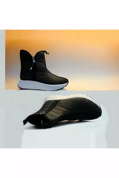 Нов сезон парашутен плат дамски черни ботуши