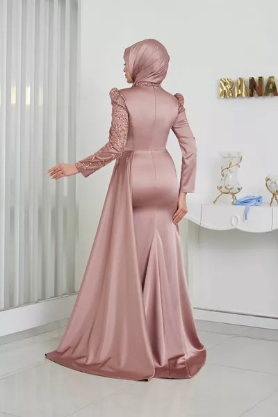 ABITO DA SERA ROSA BRONZO