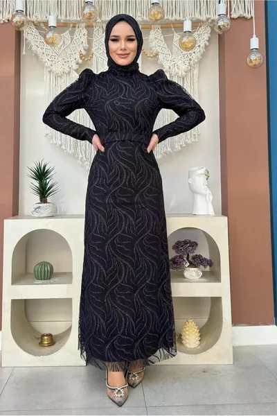 ABITO DA SERA DONNA FANTASIA NERA T 