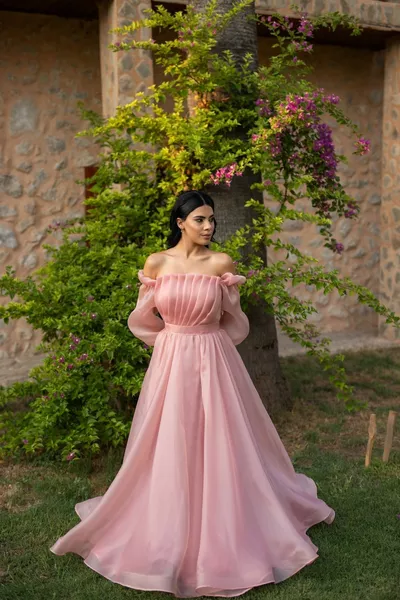 Flavius Атласное платье с драпировкой на груди