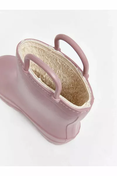 LCW ماتي المجففة روز طفلة أحذية المطر