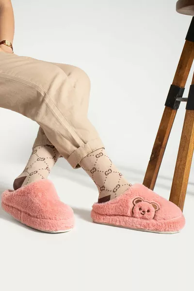 الشتاء النعال المرأة المهر وحزمة لا تجعل الضوضاء سميكة النعال منزل وحيد