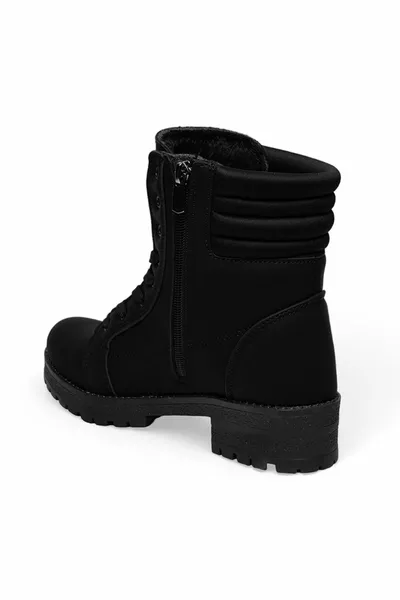 Ботуши Zenne  кожа черен изумруд