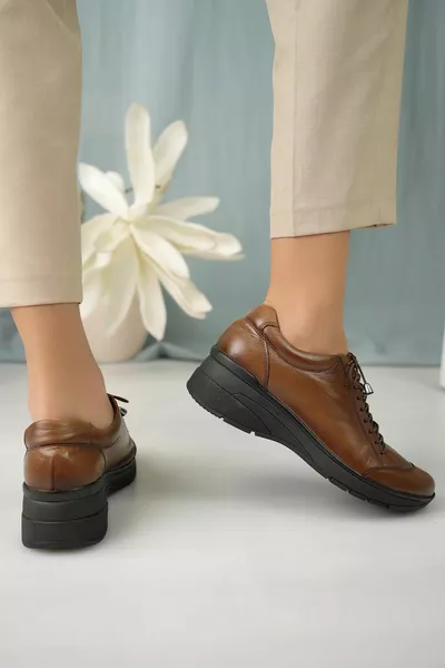 Scarpe casual da donna in vera pelle 