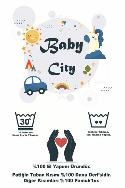 % katoenen babyslofjes % kalfsleren zool babyslofjes