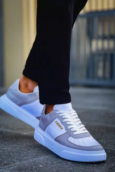  FBT Kenton Scarpe Uomo BIANCO/GRIGIO