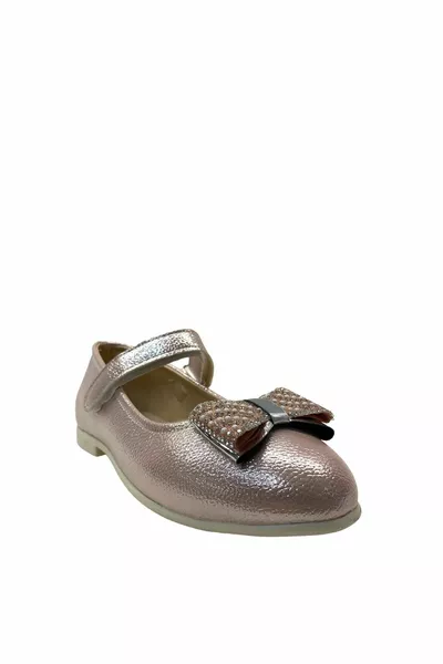  Orthopedic Girls Powder Stone Ballet Flats