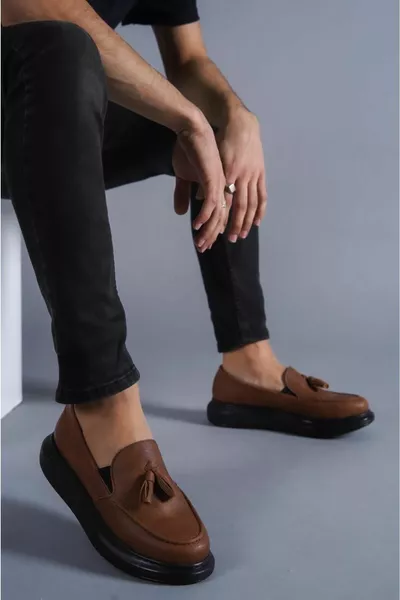 الدانتيل عالية سميكة العظام الوحيد شرابة Corcik الرجال الرياضة أحذية كلاسيكية